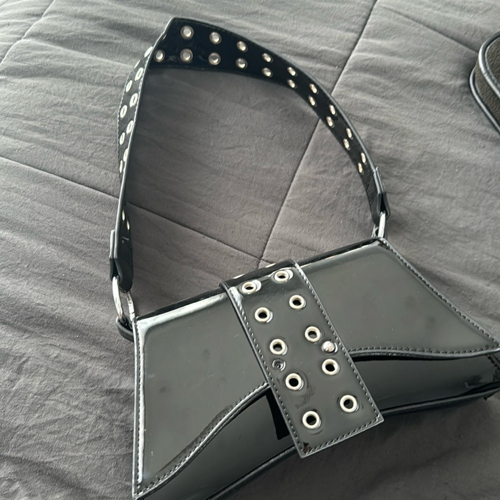 This is a black grunge bag that is from SHEIN.